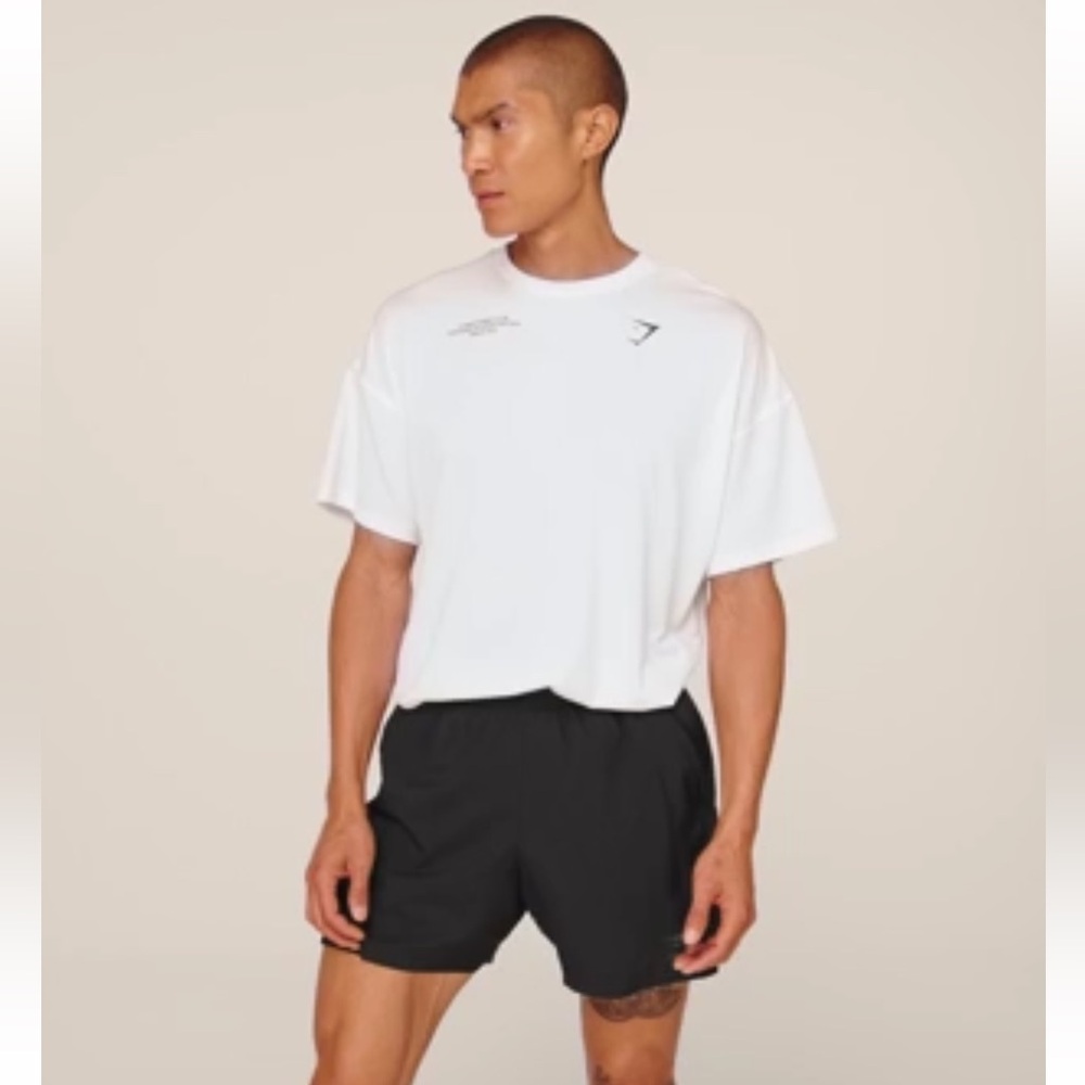 Gymshark Conditioning Club oversized Tshirt/L/White